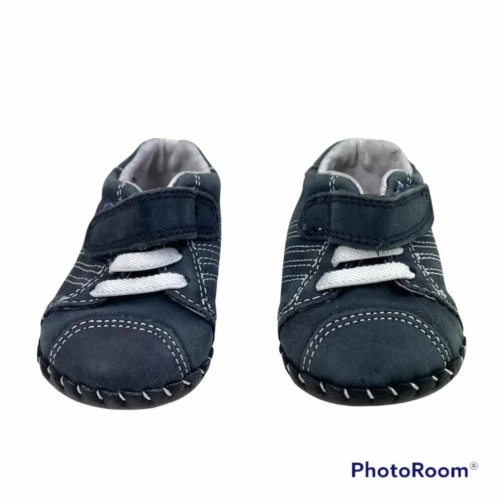 Pediped Navy Blue Infant Soft Soled Shoes 0-6 Months